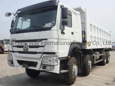 China Tweedehands 7,3m HOWO Diesel Dump Truck 8*4 371HP binnen de geschatte levertijd Te koop