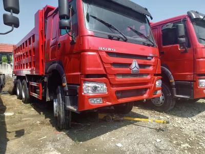 China 351-450 pk Sinotruk HOWO 336-380 pk Tipper dump truck met motorcapaciteit>8L Te koop