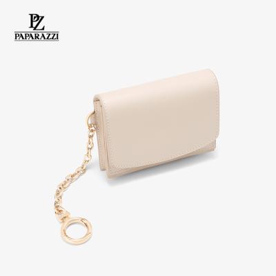 China ZB028 Fashion PU Business Credit Card Holder Chain Wallet High Quality Leather Custom Smart Wrist for sale