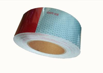 China Exterior Auto 2 Inch Safety Reflective Tape For Trailers  Pressure Sensitive for sale