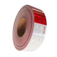 China Night  Infrared Honeycomb Automotive  Red And Silver Reflective Tape for sale