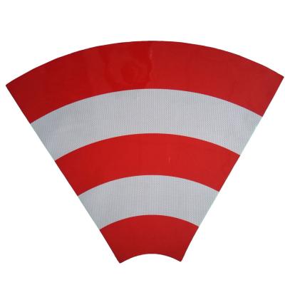 China Zelfklevende reflectieband voor het verkeer Cone Reflectieve sticker Cone Sleeve Traffic Te koop