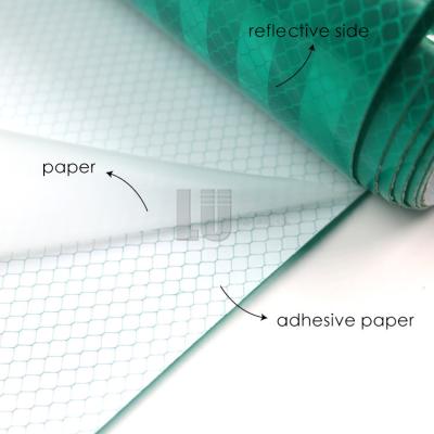 China Vinyl Acrylic Diamond Prismatic Reflective Tape for sale