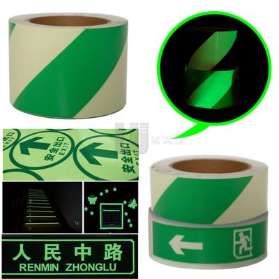 China Luminous Self Adhesive Tape Night Vision Glow In Dark Safety Warning for sale