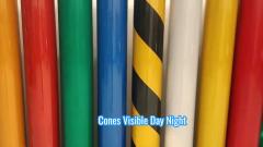 RA2 Glass beads self adhesive Reflective tape sticker for traffic barrier cone sleeve signs