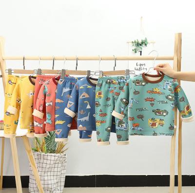 China CCYH High Quality Breathable Children Home Use Organic Cotton Baby Clothes Kids Girls Winter Pajamas Clothing Sets for sale