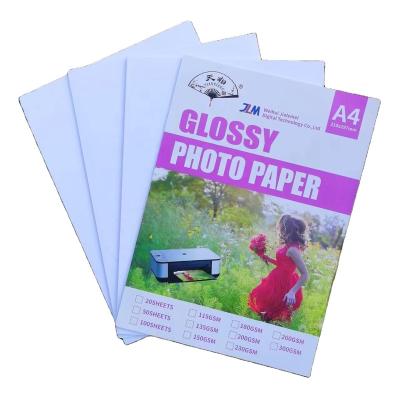 China Instant Dry A4 180g single side glossy photo paper for inkjet printer for sale