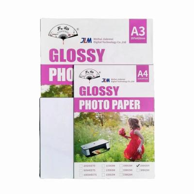 China Instant Dry A4 260g cast coated glossy photo paper for inkjet printer for sale