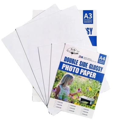 China Instant Dry A3 Size 260g Double Side Glossy Cast Coated Inkjet Photo Paper for sale