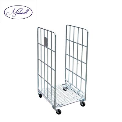 China Industrial Transport Hand Push Logstic Trolley Roll Easy-carry Rollcontainer Cage For Sale for sale