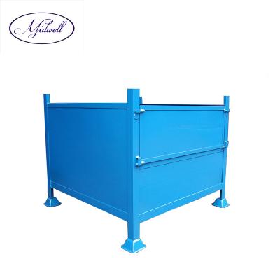 China Half Drop Door Box Pallet Steel Stillage for sale