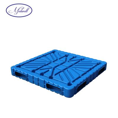 China 1500x1200mm Size Heavy Duty Double Sides Blow Molding Double Sided Blow Molding Pallet for sale