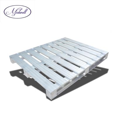 China Corrosion protection warehouse heavy duty 4 way entry stackable aluminum alloy pallet for sale for sale