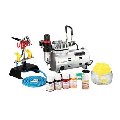 China Oil Free Dual Action Airbrush Gun Gravity Feed Art Paint Tattoo Nail Tool for sale