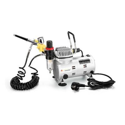 China Oil-free airbrush painting model set with compressor for sale