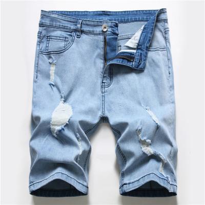 China China Breathable Wholesale Price Distressed Casual Ripped Hole Hip Hop Mens Denim Knicker Jeans Shorts for sale