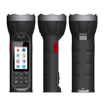 China Bar UNIWA T102 2.45 Inch Waterproof IP67 Android Smart Screen NFC Handheld Inspection Flashlight for sale