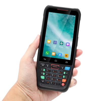 China OEM ODM UNIWA HS002 2D Slim Dual SIM Card Handheld Mobile Phone QR Code Android PDA Laser Barcode Scanner for sale