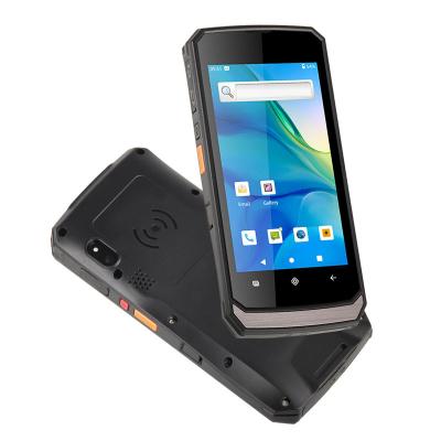 China Dual SIM Card NFC Android 8.1 NFC PDA 2GB RAM/16GB ROM Barcode Scanner GMS SI RFID GPS Certification Mobile Phone for sale