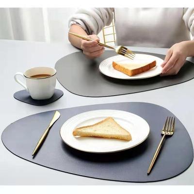 China Best Seller Coffee Tea Cup Mats Table Coasters Ellipse Sustainable Cozy Place Mat for sale