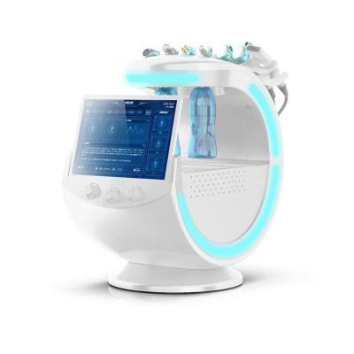 China Intelligent Acne Analysis Ice Blue Skin Management System 7in1 Skin Analyzer Machine for sale