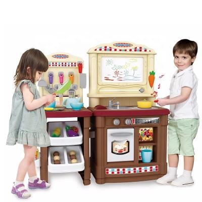 China Kitchen Set Toy Preschool Toy Newest Pretend Play Toys Set Toys Preschool Kitchen Cooking Drawing Board For Kids for sale