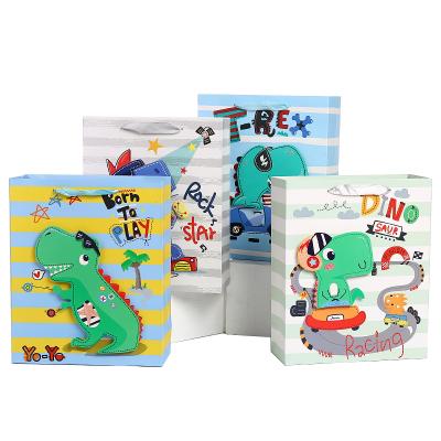 China OEM Recyclable Birthday Kids Personalized Gift Bag No MOQ Extra Large Cartoon Customize For Favors Gift Package for sale