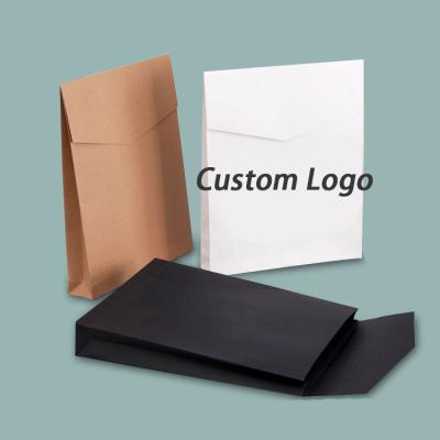 China Eco-Friendly Disposable Kraft Paper Bag Paper Mailing Envelope Recycled Biodegradable Stored Expanding Bulk Mailing Envelope For Clothing for sale