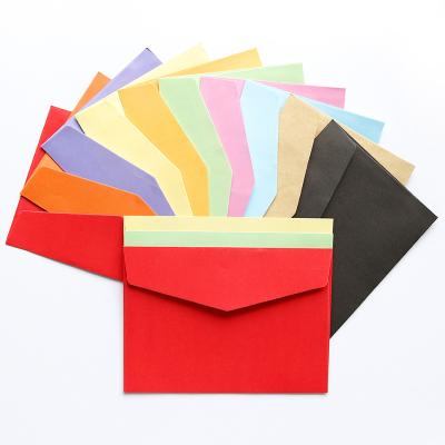 China Biodegradable Custom Mini Large Sizes Office File Folder B6 Eco Friendly Disposable Colored Stocked Colored Paper Clearing Customize Paper Coin Envelope for sale