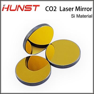 China Laser Cutting Engraving Machine Hunst SI CO2 Laser Mirror Diameter 20 25 27 30 38.1mm Silicon Reflective Lens For Engraving Cutting Machine Accessories for sale