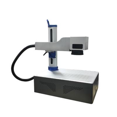 China Laser marking 20w 30w fiber laser marking machine portable metal laser printer for stainless steel laser engraving machine. Dongguan HUNST. for sale