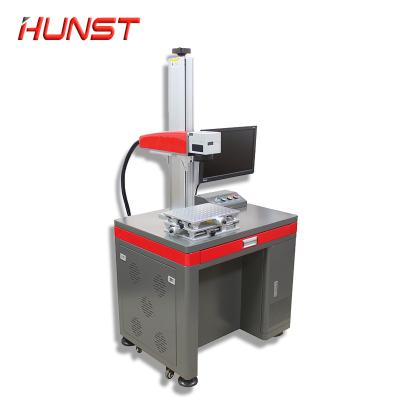 China Hunst Air Cooled Super Speed ​​Fiber Laser Marking Machine 20w/30w/50w For Hardware Fixture for sale