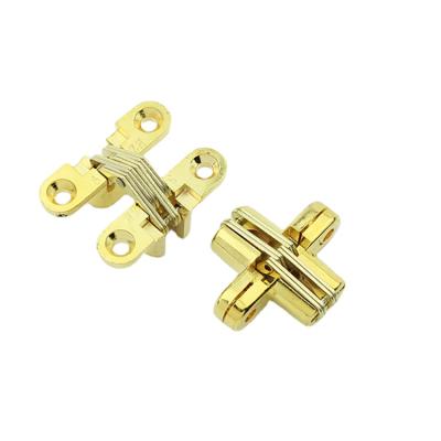 China Contemporary high quality door conceal hinge /invisible hinge/zinc alloy cross hinge for furniture hardware for sale