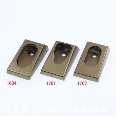 China Wardrobe Closet Rod End Supports Oval Wardrobe Clothes Tube Bracket Rack Wardrobe Rod Support for sale