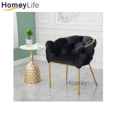 China New Design Hot Selling Living Room Furniture Adjustable Velvet Chair Heavy (Height) Leisure Dining Chairs for sale