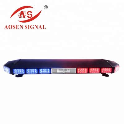 China TBD-9E925 Police Ambulance Bar Strobe Flashing Light Vehicle Car Light Bar Blue Red Waterproof/Windproof/Dustproof Warning With Speaker for sale