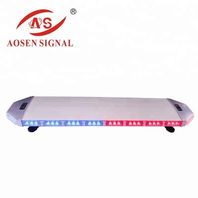 China 12 Volt shockproof/waterproof/ultra-thin/dustproof police led emergency warning strobe light bar for car for sale