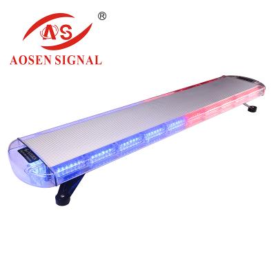 China Emergency Vehicle Waterproof/Windproof/Dustproof Roof Led Strobe Amber Warning Lightbar for sale