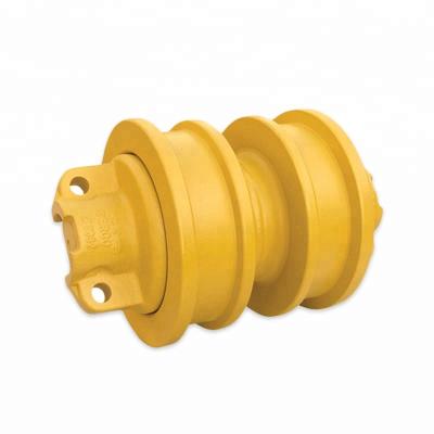 China CAT D8R D8N Twin Bulldozer Landing Gear Sale Flange Track Roller Instant Lower Undercarriage Roller For Caterpillar for sale