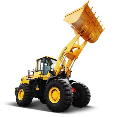 China Shantui 6 Ton Articulated Loader Rock Bucket Four Wheel Loader SL60W from Building Supply Stores for sale