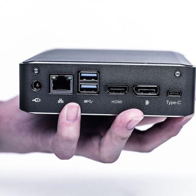 China Slim Desktop PC 10th Gen Core I5 ​​8GB 256GB Mini Case Gaming Mini PC Computers Wholesale PC Desktop Mini 128*128*38mm for sale