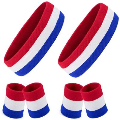 China Hot Selling Terry Cloth Wristband Wristband Sweatband Sweatband Moisture Wicking Sweat Absorbent Head Band for sale