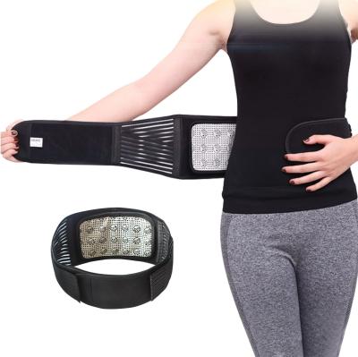 China Lumbar Brace Therapy Brace Support Brace Support Back Pain Relief Self-Heating Magnetic Adjustable Support Removable Comfortable Breathable Elastic Waist for sale