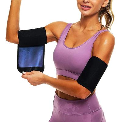 China Spandex Sweat Arm Trimmer for Women and Men Sauna Arm Bands Shaper Slimmer Compression Sleeves Wraps Lose Arm Fat for sale