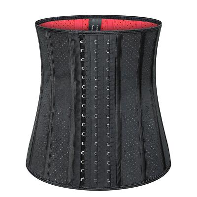 China Breathable Steel Boned Underbust Slimming Waist Shapers Zipper And Hook Slimming Cincher Latex Girdles Corset Plus Size for sale