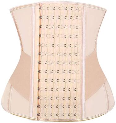 China Antibacterial Women's Body Shaper Sport Girdles Slimming Vests Smooth Latex Waist Trainer Adjustable Strap for sale