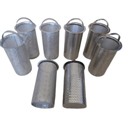 China Garment Shops Factory Custom Round 304 SS Stainless Steel Perforated Filter Tubes For Oil And Chemical Filtration for sale