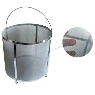 China Wholesale Price Custom Homemade Liquid Basket Barrel Filtration Hopper Beer Brewing Dry Filter for sale