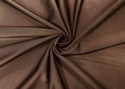 China Polyester-strickende Elastizität elegantes Brown des Badeanzug-200GSM des Material-85% zu verkaufen