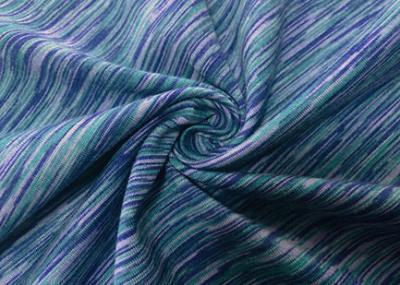 China 240GSM 92 Percenten Polyester 8 Percenten het Weft Blauwgroen Breien van Spandex Te koop